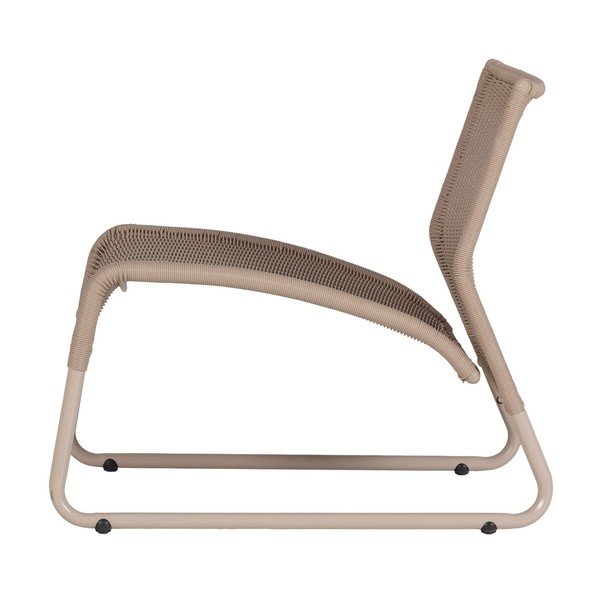 Fotoliu de grădină bej din ratan artificial West – WOOOD-image-3