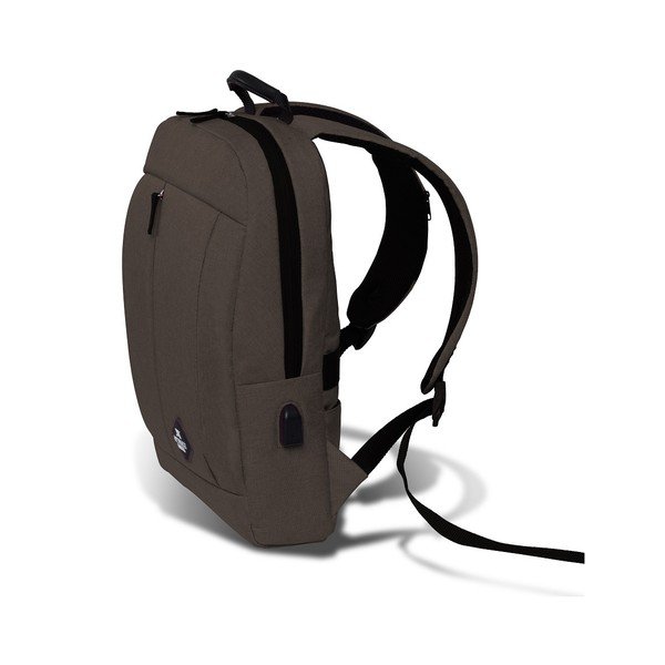 Rucsac cu port USB My Valice GALAXY Smart Bag, maro închis-image-3