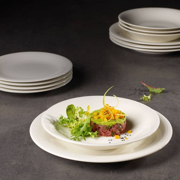 Farfurie adâncă din porțelan Villeroy & Boch Like Color Loop, ø 23,5 cm, alb-image-1