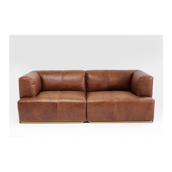 Canapea din piele cu 3 locuri Kare Design Salto