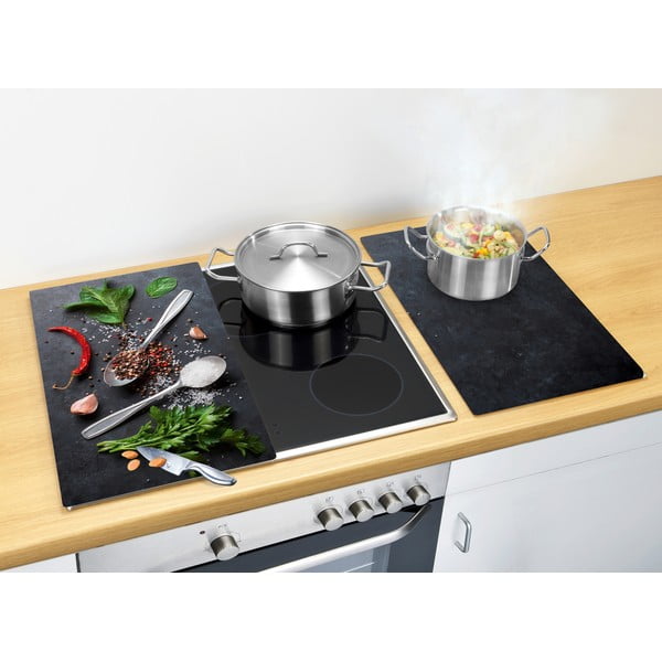 Protecții de aragaz 2 buc. din sticlă temperată 52x30 cm Basil – Allstar-image-1