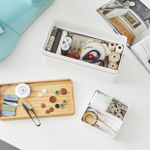 Cutie pentru materiale de cusut Tower - YAMAZAKI-image-3