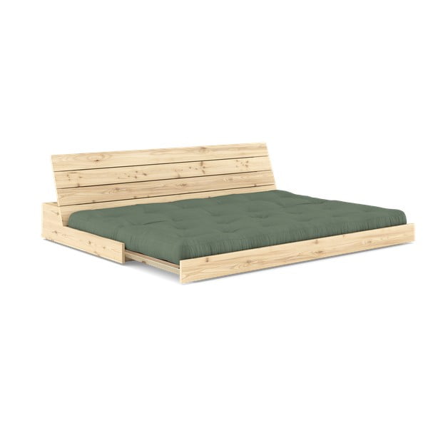 Canapea verde extensibilă 196 cm Base – Karup Design-image-4