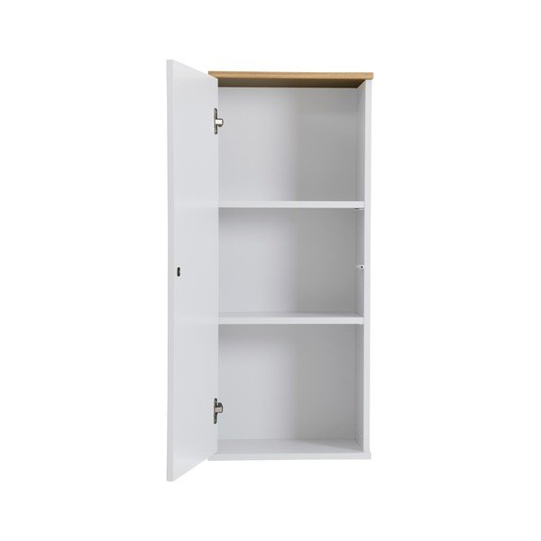 Vitrină cu ușă Tenzo Dot, înălțime 95 cm, alb-image-3