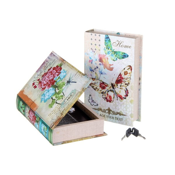 Cutie în formă de carte Unimasa Butterfly, 16 x 24 x 4,7 cm