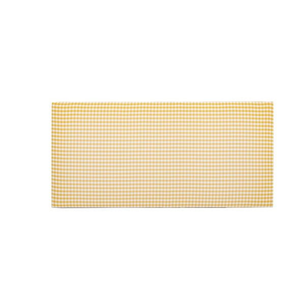 Tăblie de pat galbenă tapițată 110x52 cm Marina – Really Nice Things
