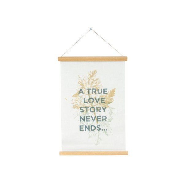 Poster Present Time True Love Story, 30 x 42 cm