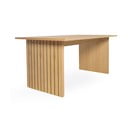 Masă de dining cu blat cu aspect de lemn de stejar 90x160 cm Stripe – Woodman