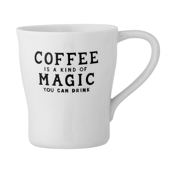 Cană albă din gresie 330 ml Wendy – Bloomingville