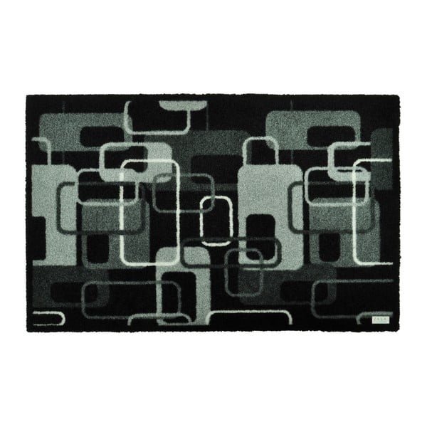 Preș Zala Living Design Funky Grey Black Retro, 50 x 70 cm, gri negru