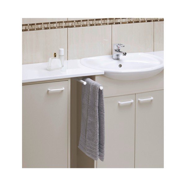Suport telescopic de perete pentru prosop Wenko Basic Slide Bar Duo-image-1