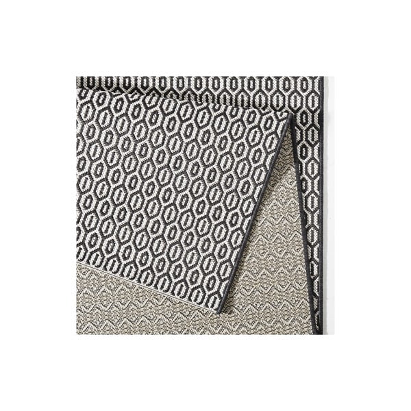 Covor exterior NORTHRUGS Meadow, 80 x 200 cm, negru - alb-image-1