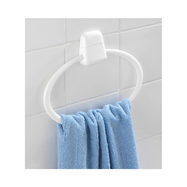 Suport rotund pentru prosop Wenko Pure, alb-image-1