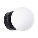 Aplică de perete neagră-albă Blaze – Sollux