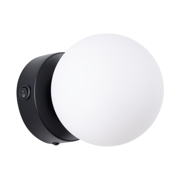 Aplică de perete neagră-albă Blaze – Sollux