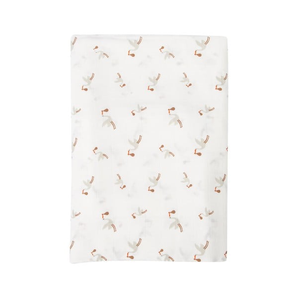 Pătură pentru copii albă din bumbac 120x120 cm Bebemarin – Mijolnir