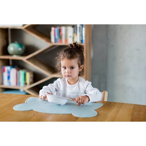 Suport din silicon pentru masă Kindsgut Bear, 48 x 25 cm, albastru deschis-image-1