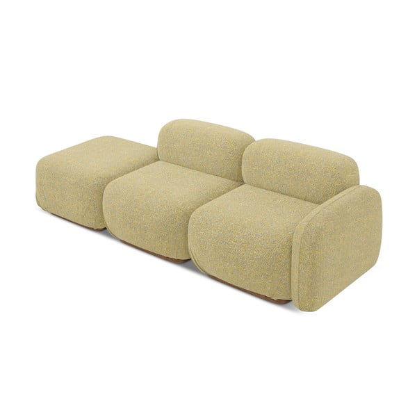 Șezlong modular galben (cu colț pe partea dreaptă) Ailani – Makamii-image-4