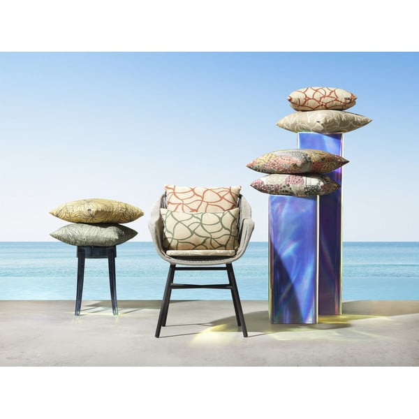 Pernă de grădină Hartman Pearl, 50 x 50 cm, bej - portocaliu-image-1