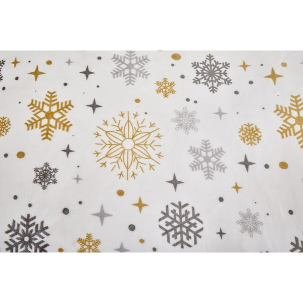 Lenjerie de pat crem din micropluș pentru pat de o persoană 140x200 cm Magic – My House-image-4