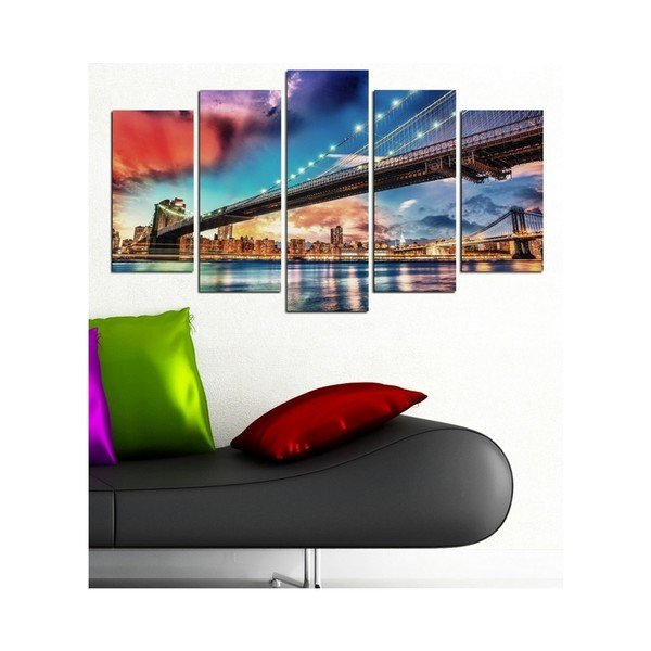 Tablou din mai multe piese 3D Art Massmino, 102 x 60 cm-image-1