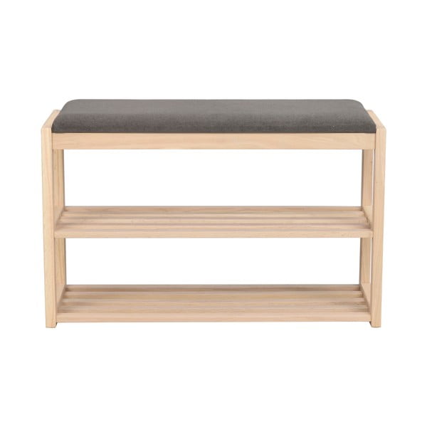 Pantofar în culoare naturală cu bancă din lemn de stejar Confetti – Rowico-image-2