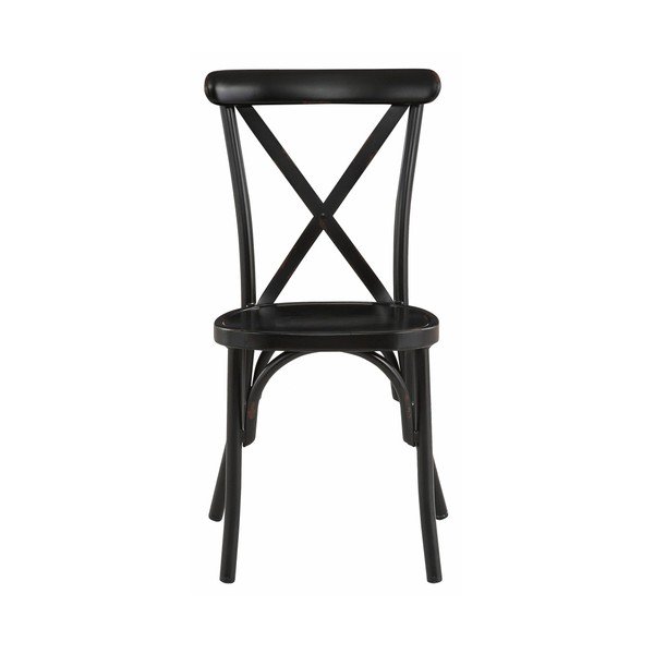 Set 2 scaune din lemn de fag Støraa Lancier, negru-image-1