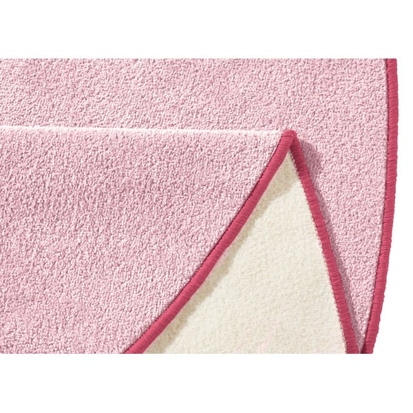 Covor roz deschis rotund ø 133 cm Fancy – Hanse Home-image-3