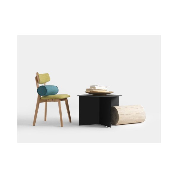 Masă de cafea Custom Form Oli, ⌀ 70 cm, negru-image-4
