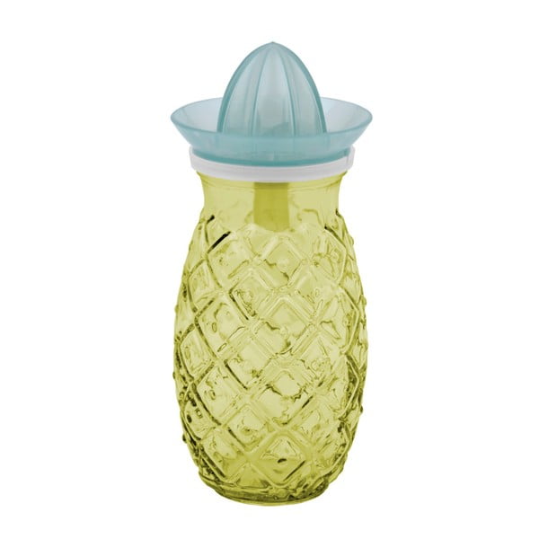 Sticlă cu storcător pentru fructe Ego Dekor Ananas, 0,7 l, galben