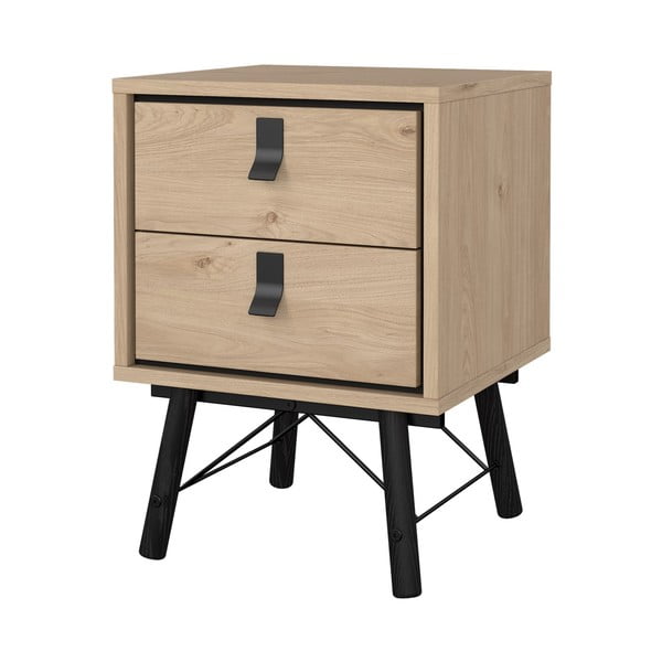 Noptieră cu  aspect de lemn de stejar Ry – Tvilum-image-3