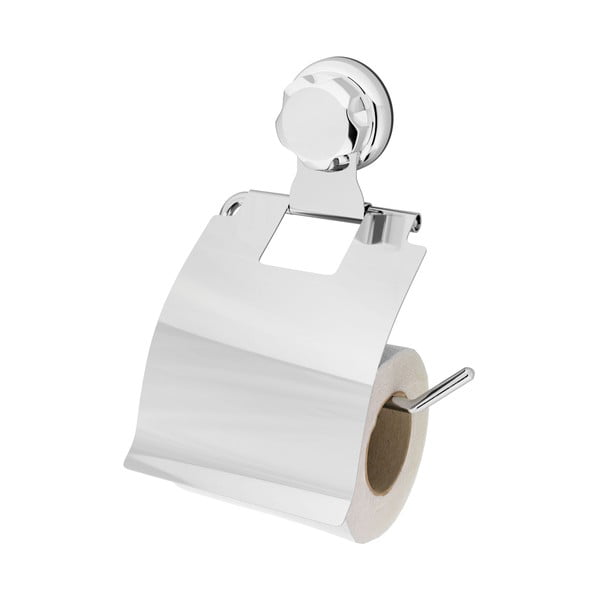 Suport pentru hârtie igienică argintiu autoadeziv din metal Bestlock Bath – Compactor