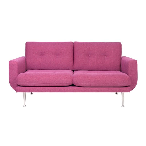 Canapea cu 2 locuri Scandic Fly, roz - violet