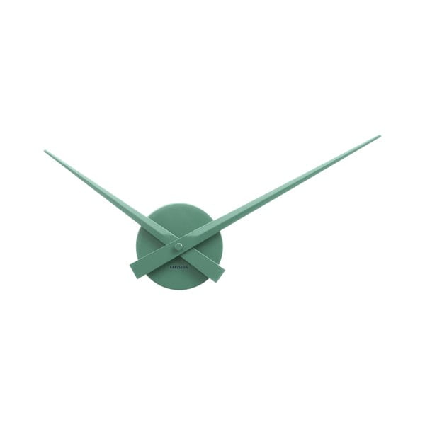 Ceas de perete Karlsson Time Mini, Ø 44 cm, verde