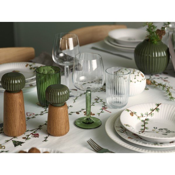 Recipient pentru sare și piper verde/în culoare naturală din lemn masiv Hammershøi – Kähler Design-image-1