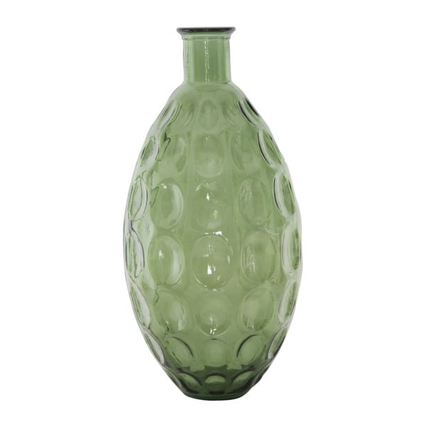 Vază din sticlă reciclată Mauro Ferretti Ball, ⌀ 26 cm, verde