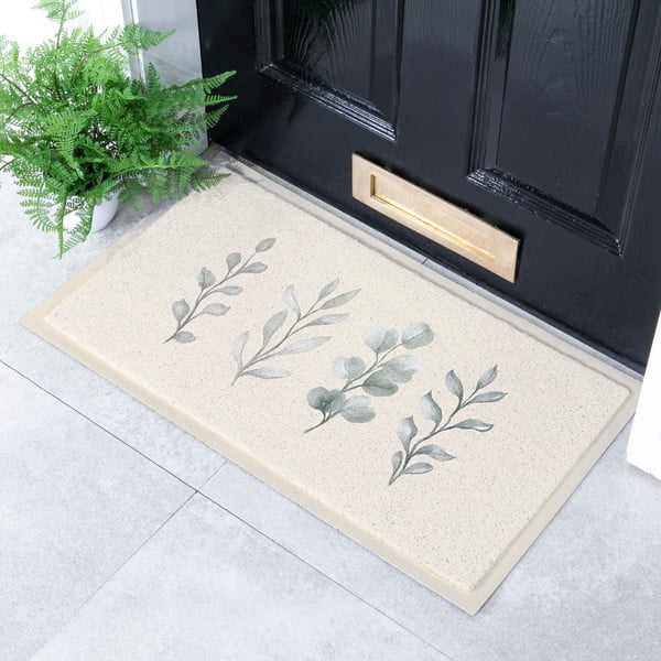 Covoraș de intrare 40x70 cm Neutral Leaves – Artsy Doormats-image-2