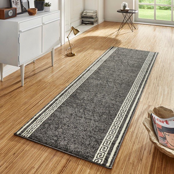 Covor Hanse Home Ornament, 80 x 450 cm, gri alb-image-1