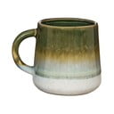 Cană din gresie ceramică Sass & Belle Mojave, 450 ml, verde