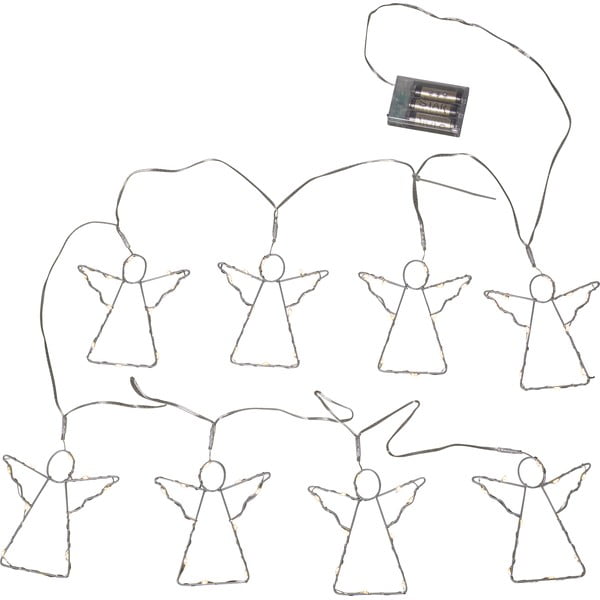 Ghirlandă luminoasă număr becuri 8 buc. cu baterii lungime 175 cm Angela – Star Trading-image-4