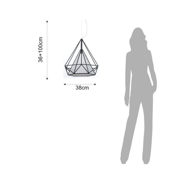 Lustră Tomasucci Diamond, negru-image-3