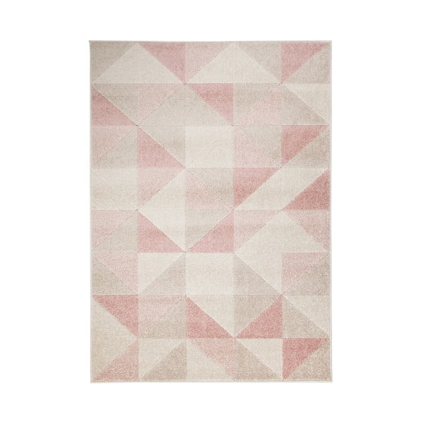 Covor Flair Rugs Urban Triangle, 100 x 150 cm, roz