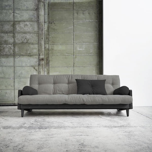 Canapea extensibilă Karup Indie Black/Granite Grey/Dark Grey-image-1