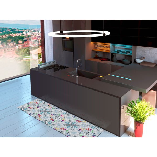 Covor tip traversă albastru lavabil 52x100 cm Ricci Valentina – Universal-image-1