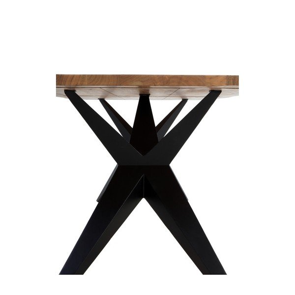 Masă de dining cu blat din lemn de acacia 100x200 cm Ligero – Geese-image-3