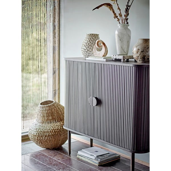 Vază crem din gresie handmade Spikey – Bloomingville-image-3