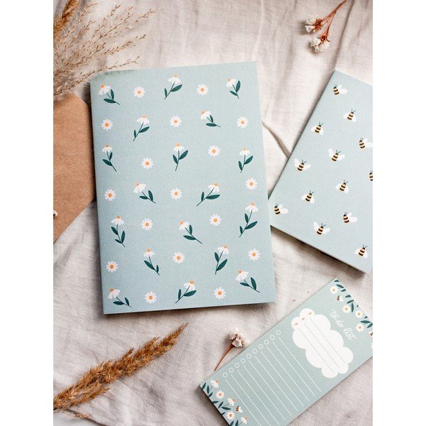 Bloc notițe liniate dictando to-do list Printintin Flowers, 70 pagini-image-2