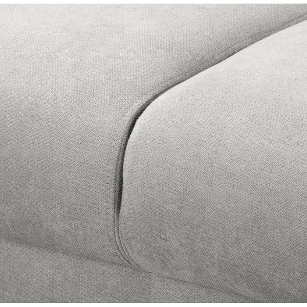 Canapea gri deschis 193 cm Beata – Ropez-image-1