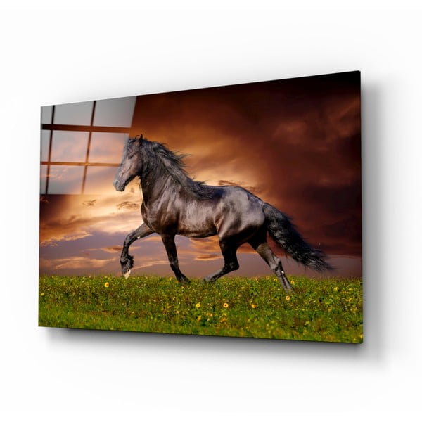 Tablou din sticlă Insigne Nobility of the Horse, 110 x 70 cm