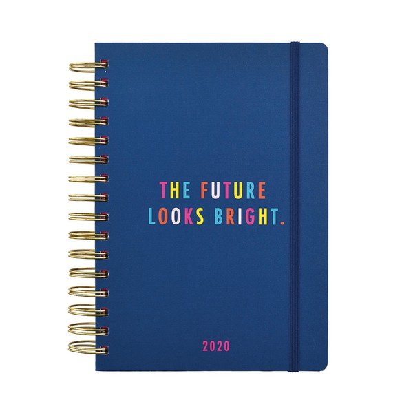 Agendă A5 2020 Busy B Vibrant Vibes, 208 file, albastru